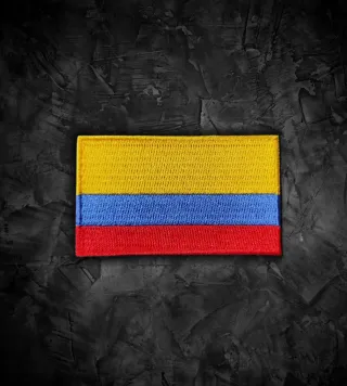 Colombia 🇨🇴 Parche bandera termoadhesiva