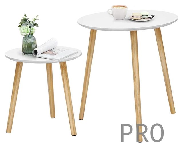 SONGMICS Juego de 2 Mesas de Café