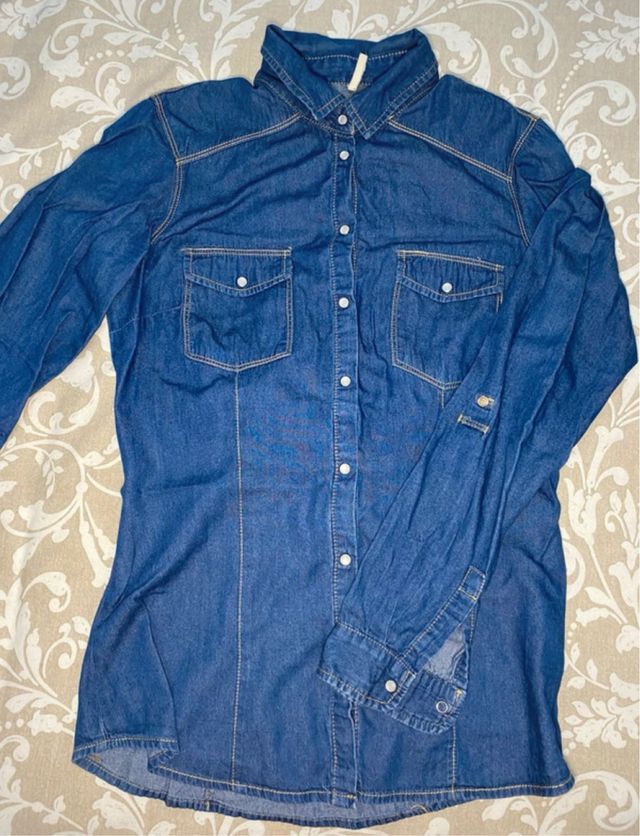 Blusa vaquera dama Stradivarius