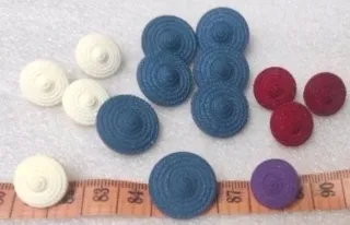 Lote 20 botones- 6 colores