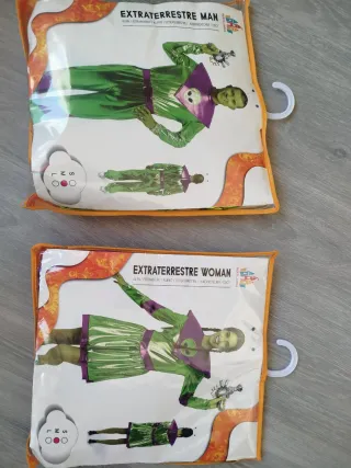 Disfraz completo Adulto Pareja Extraterrestre