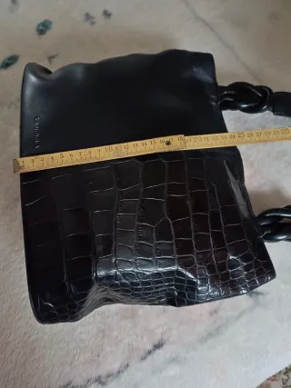 Bolso piel española negro