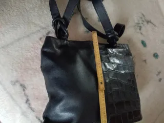Bolso piel española negro