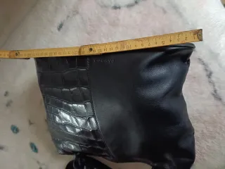 Bolso piel española negro