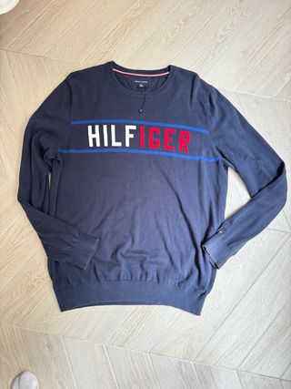 Maglione Tommy Hilfiger Uomo Blu Rosso