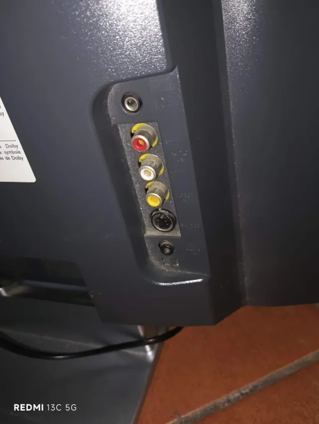 Televisor Philips Plata y Negro