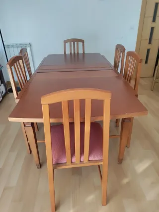 Mesa Comedor Extensible Madera