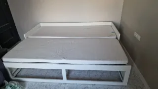 Cama extensible 80-160cm con cajones