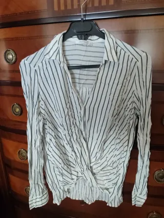 Camisa Bershka Rayas Talla S