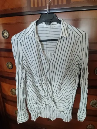 Camisa Bershka Rayas Talla S