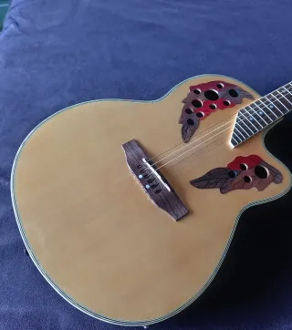 Guitarra Electro-Acústica sin uso con su funda
