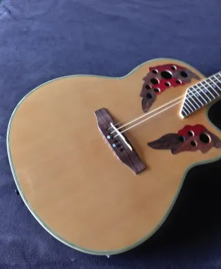 Guitarra Electro-Acústica sin uso con su funda