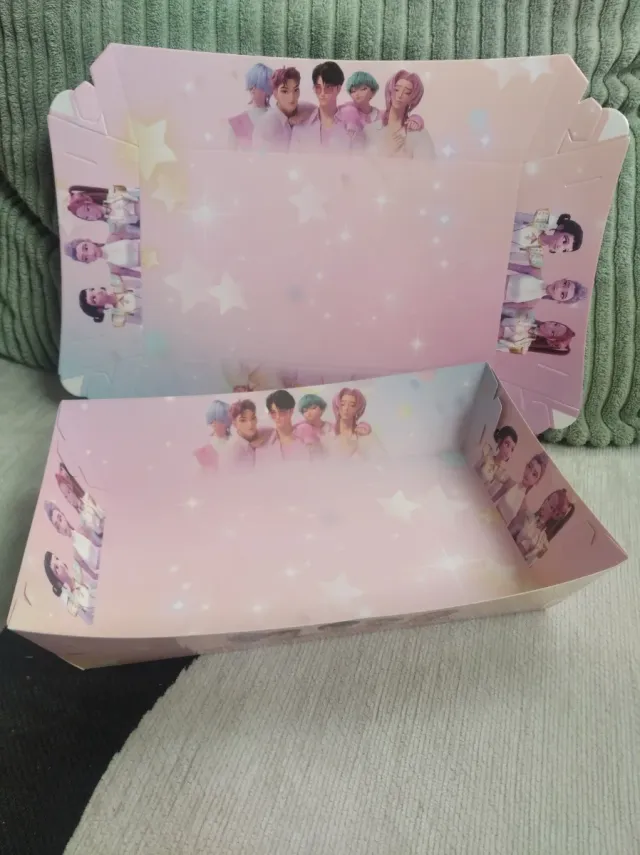 Cajas para aperitivos con diseño K-pop demon hunte