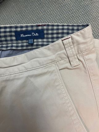Pantalones Massimo Dutti Beige Talla M