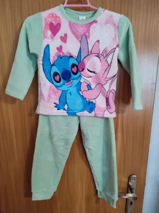 Pijama Infantil Stitch e Angel