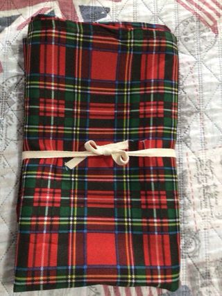 Tovaglia a quadri rossa e verde