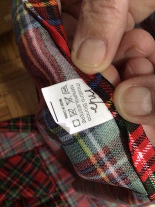 Tovaglia a quadri rossa e verde