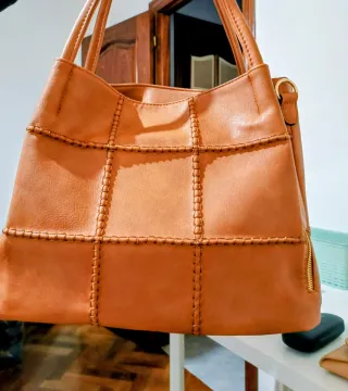 Bolso Polipiel Naranja Nuevo