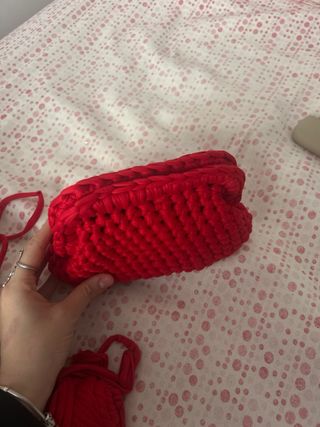 clutch bag red