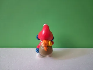 Figura PVC de Papá Noel de los Pitufos