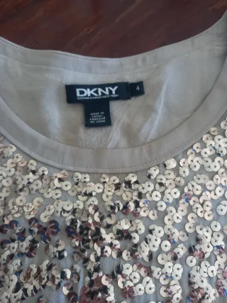 Vestido DKNY lentejuelas talla 4