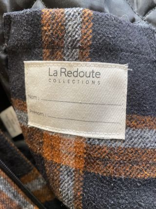 Chaqueta niño cuadros talla 10 años