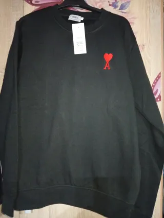 Sudadera Ami Paris Negra