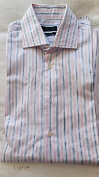 Camisa Zara Man Rayas Caballero