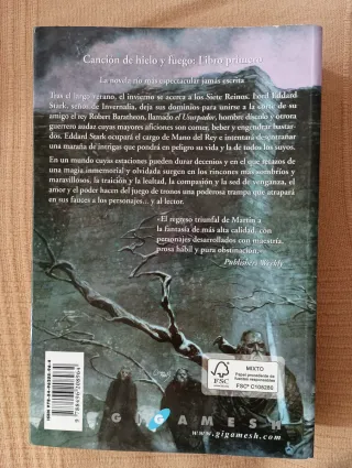 Canción de hielo y fuego: Juego de tronos (Giga...