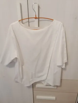 Camisa blanca manga corta