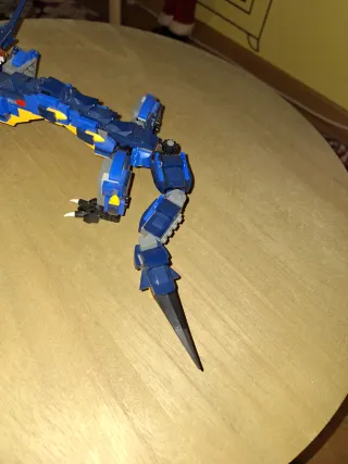 Dragón Lego Azul
