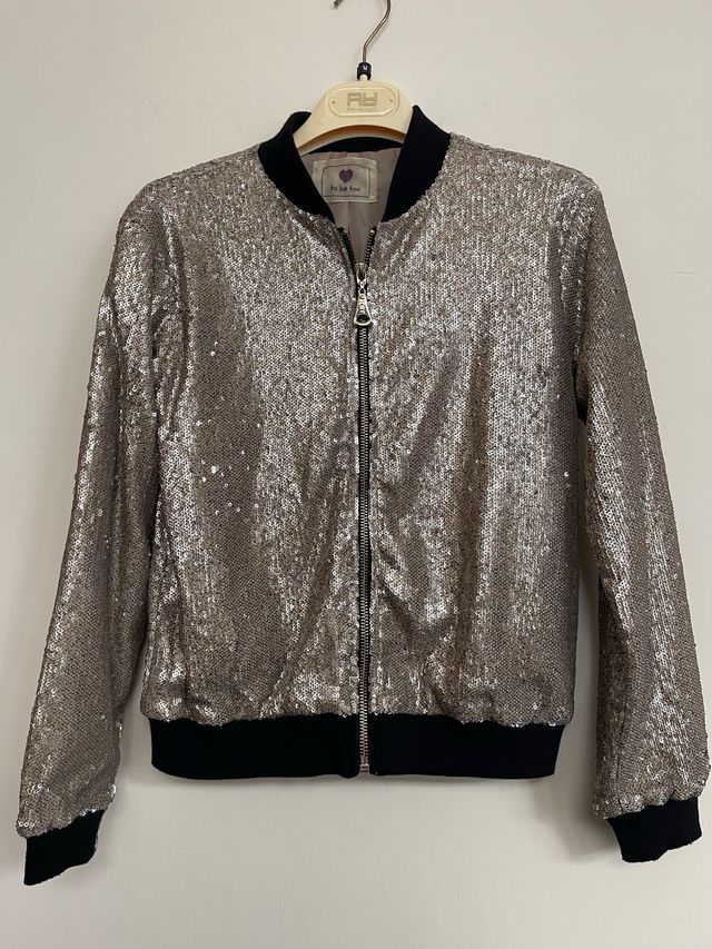 Giubbotto elegante paillettes