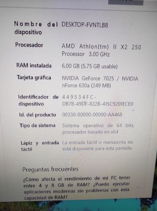 PC Torre + Mon TFT 17, estudios,oficina, internet