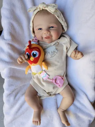 Muñeca Bebé Reborn con Chupete