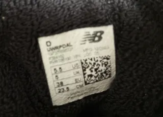Zapatillas New Balance 37 Negro/Gris sin estrenar