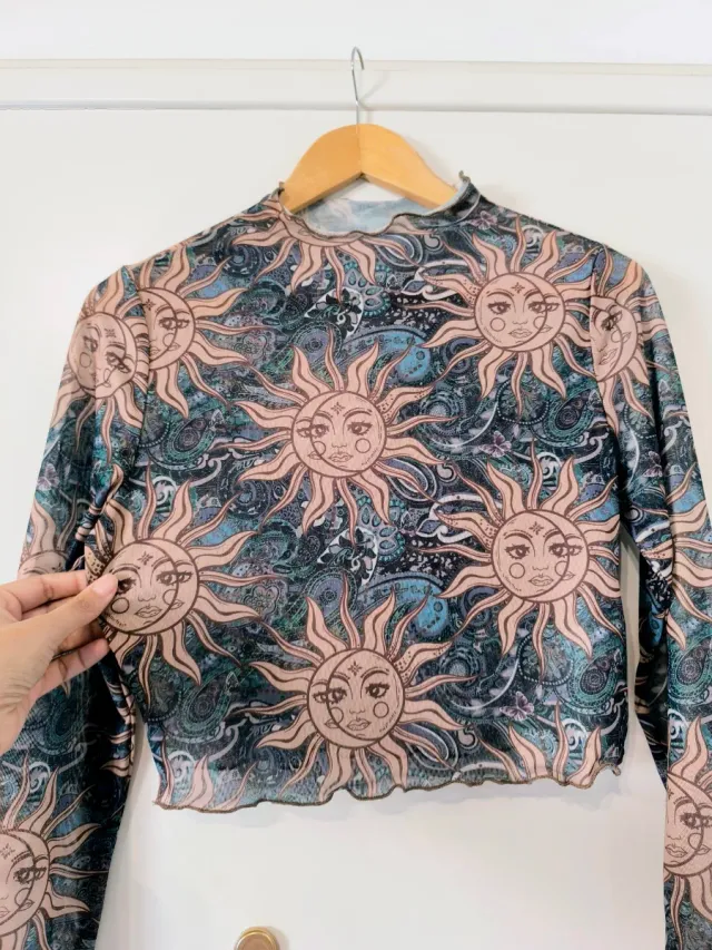 Top manga larga nuevo L