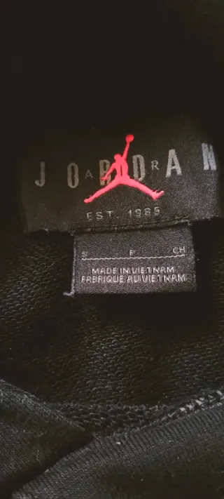 Sudadera Jordan Negra con Logo Jumpman