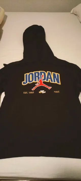 Sudadera Jordan Negra con Logo Jumpman