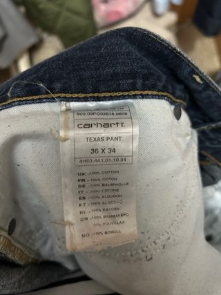 Pantalón vaquero Carhartt azul