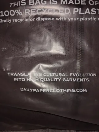 Felpa Daily Paper Zip Hoodie Grigia Nuova