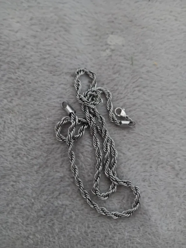 Cadena Acero Inoxidable Plata