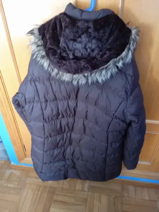 Cazadora invierno mujer marrón