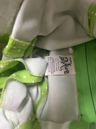 Vestido Flamenca Niña Verde Lunares