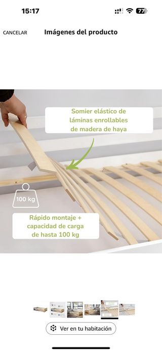 Cama infantil Montessori 90x200