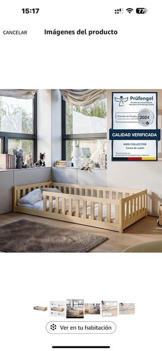 Cama infantil Montessori 90x200