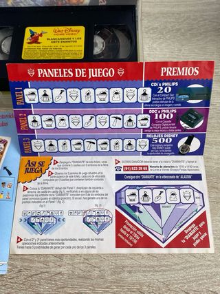VHS Blancanieves edición diamante  Disney 1994