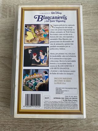 VHS Blancanieves edición diamante  Disney 1994