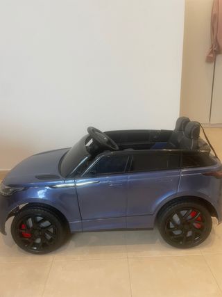 Coche eléctrico infantil Range Rover, usado pocas