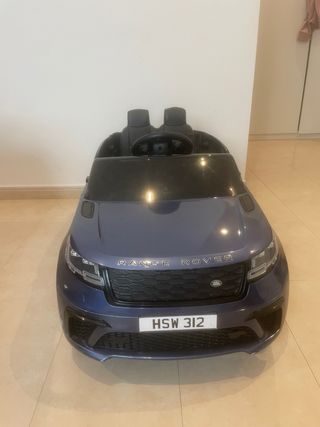 Coche eléctrico infantil Range Rover, usado pocas