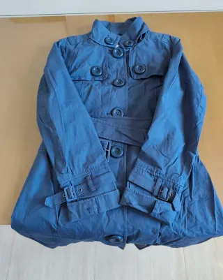 Gabardina Pull & Bear Azul